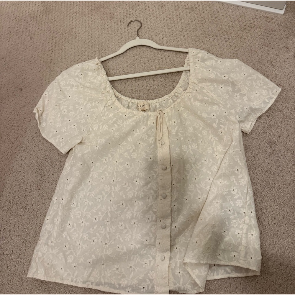Sezane Vikaly blouse size 12